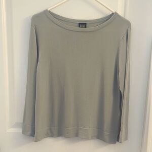 Eileen Fisher Elegant Gray Top